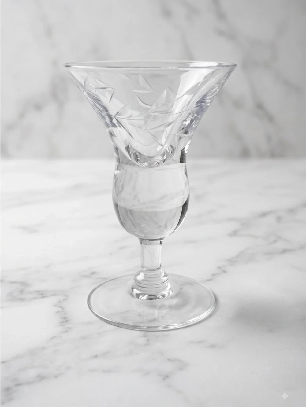 Vintage Stuart Crystal footed Glass